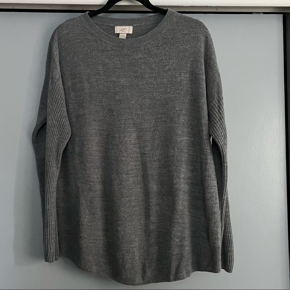 Loft outlet grey sweater